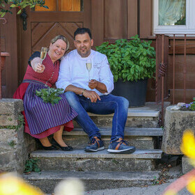 Wirtspaar Isabelle Linder und Michael Mannel vom goldenen Engel im Glottertal